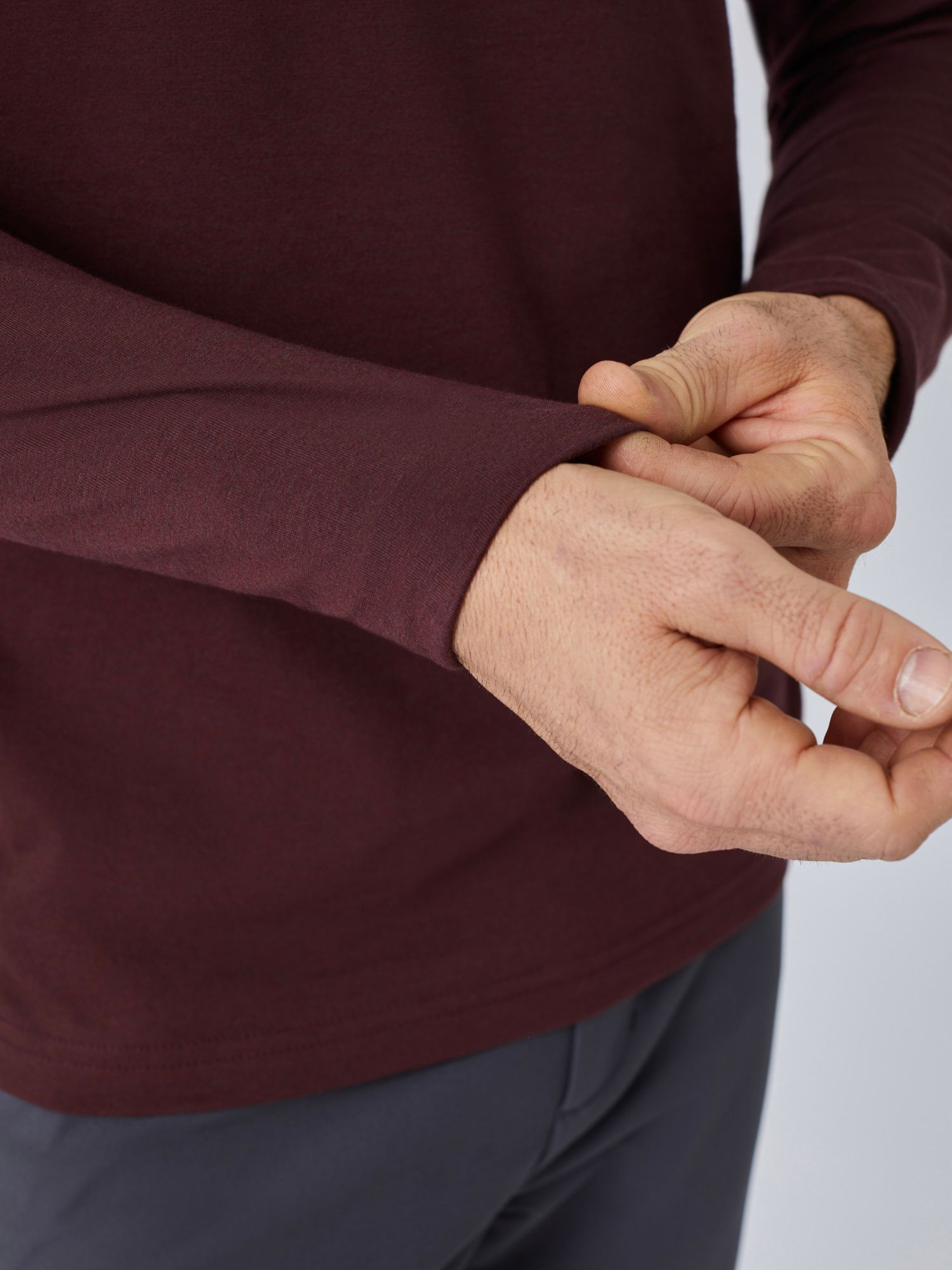  Port Red Long Sleeve Crew Neck、mySite、ghnorth