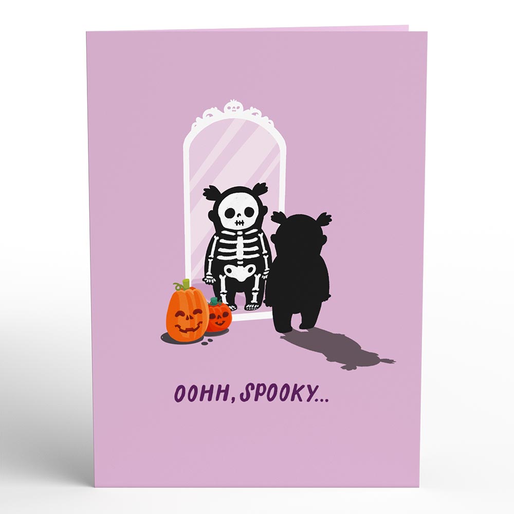 'Oohh, Spooky' Halloween Pop-Up Card、mySite、solidvoid