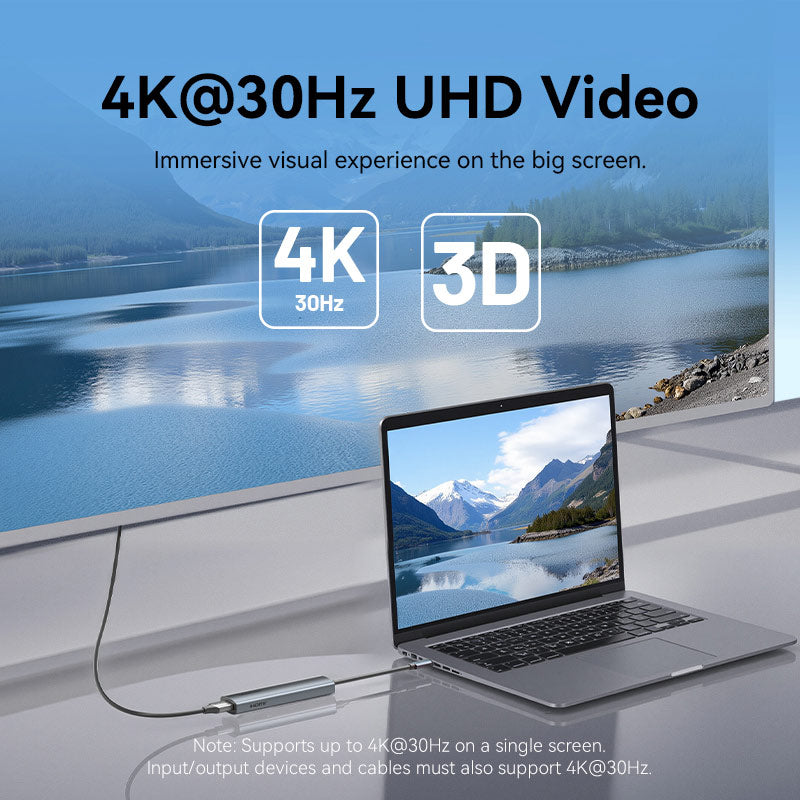 Vention USB-C to HDMI + USB 3.0 + USB 2.0 + USB 2.0 Type-C + PD Docking Station、mySite、fannypackpong