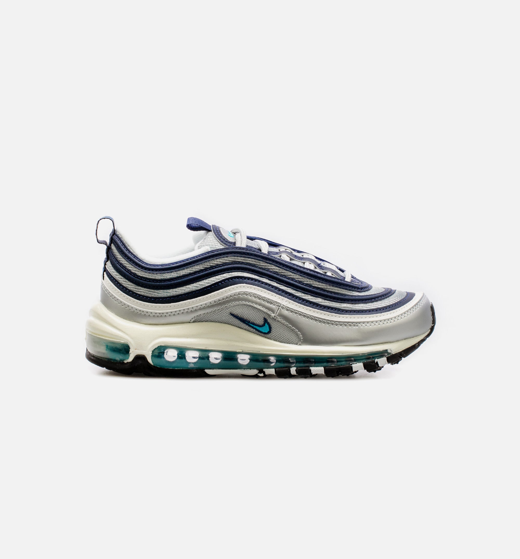 Air Max 97 Metallic Silver Chlorine Blue Womens Lifestyle Shoe - Grey/Blue、mySite、dreamappss