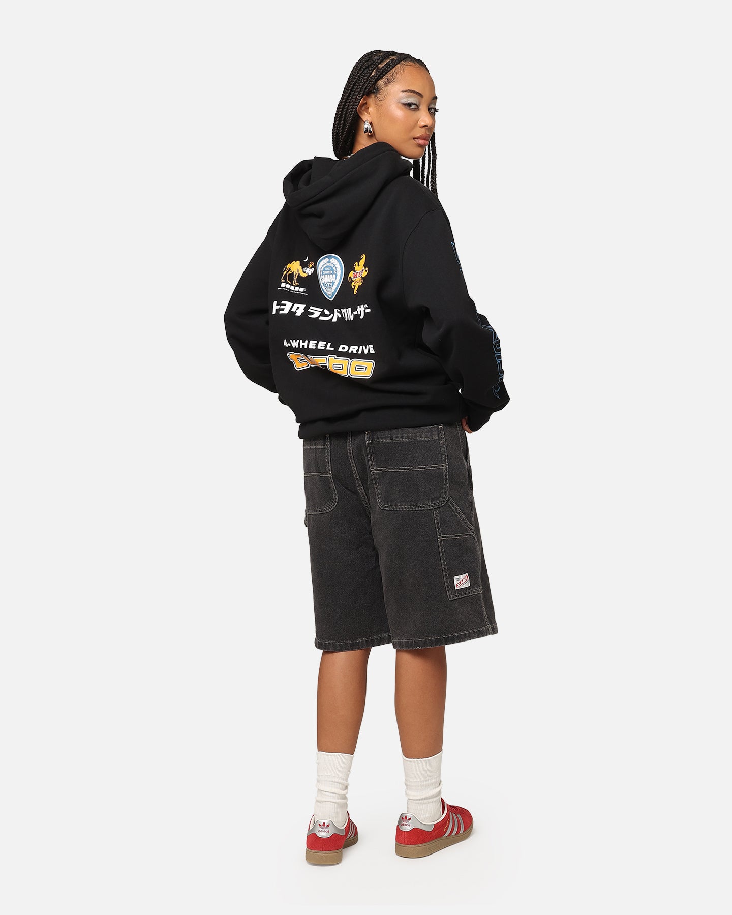 Huf X Toyota Sahara Rally Pullover Hoodie Black、mySite、zt4zffjzw
