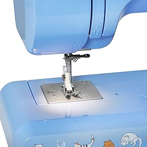 Janome Cat Fancy light and sewing space