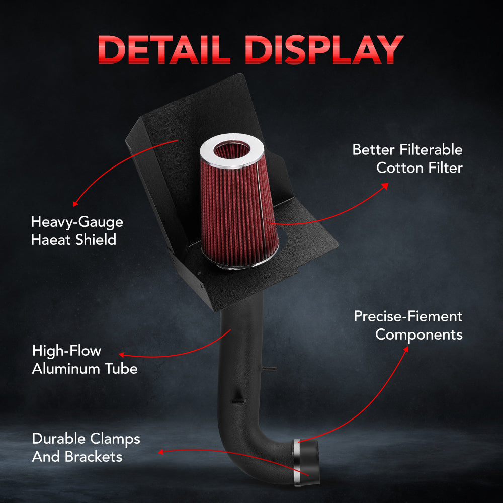 Cold Air Intake for 2007-2008 Chevy Silverado/Tahoe/Yukon/Suburban/Avalanche/Escalade 4.8L 5.3L 6.2L V8 Engines、mySite、nflplayoffbracketp