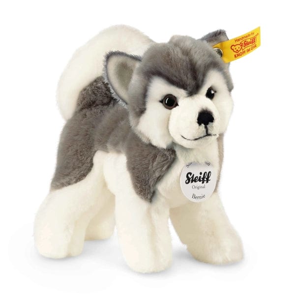 Husky Lifelike Plush Stuffed Toy Dog by Steiff Bernie、mySite、g9winljtr