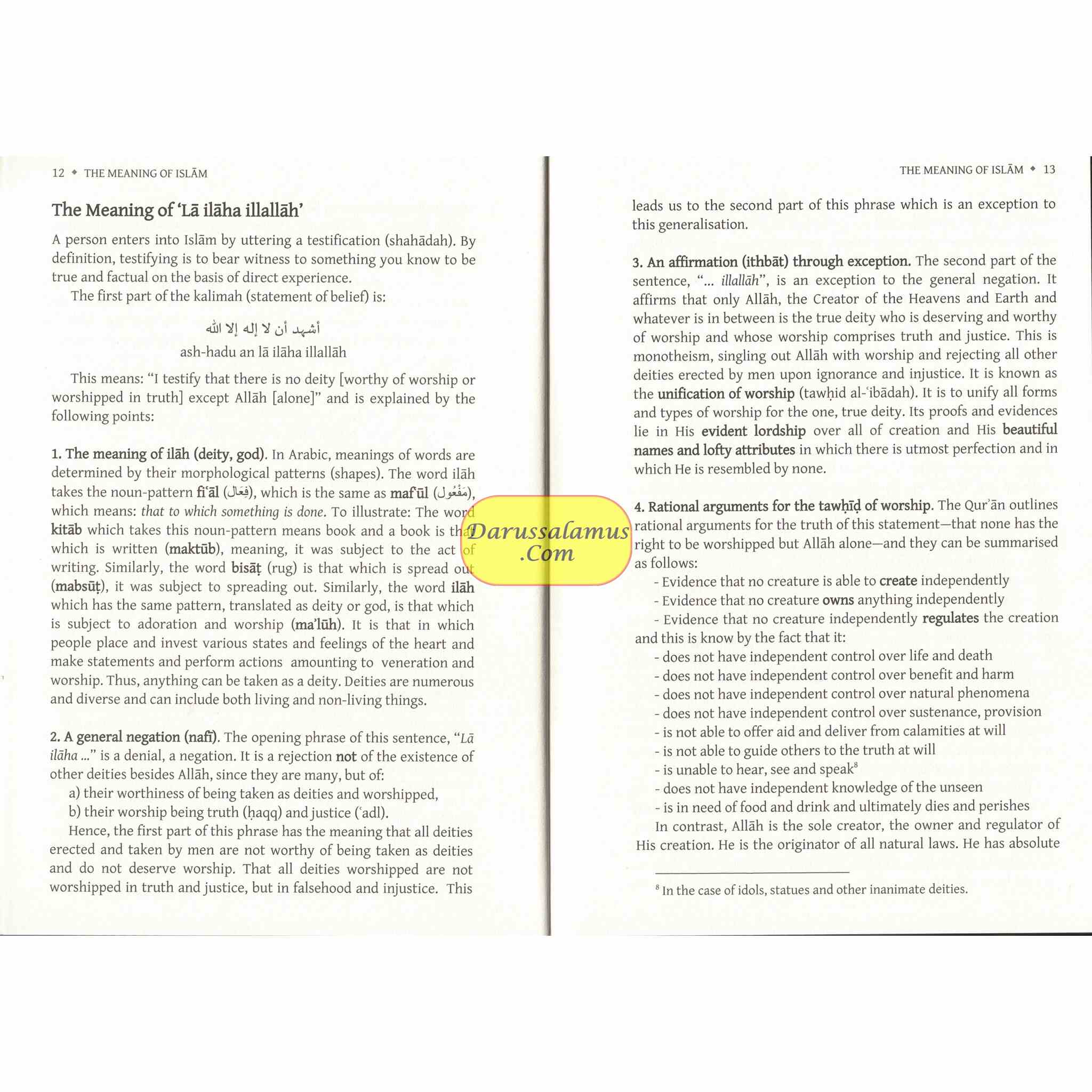 The Meaning of Islam: A Brief Explanation of the Most Important Principles & Teachings By Abu Iyad Amjad bin Muhammad Rafiq、mySite、topwebapps