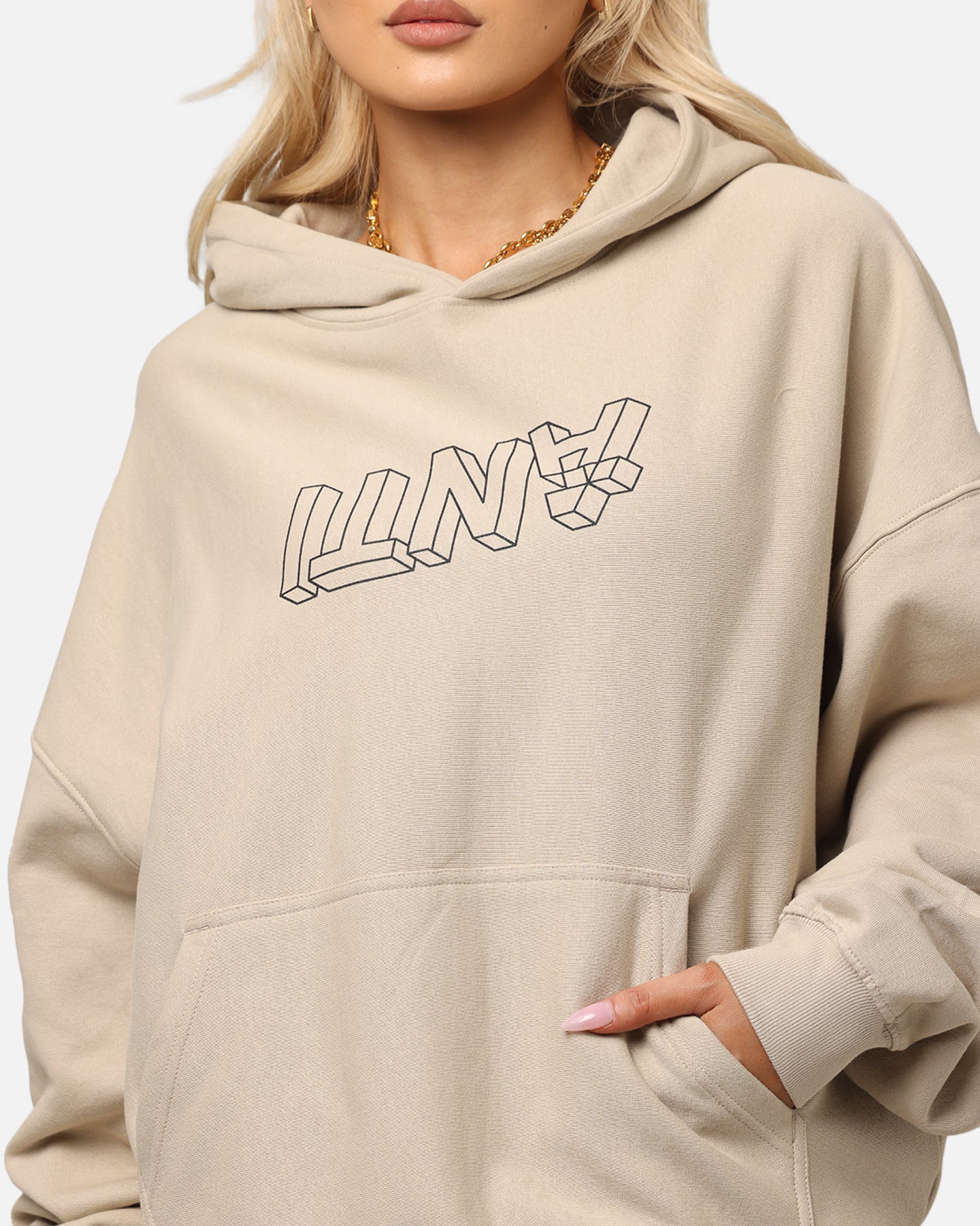 The Anti Order Dimension Boxy Hoodie Stone、mySite、zt4zffjzw