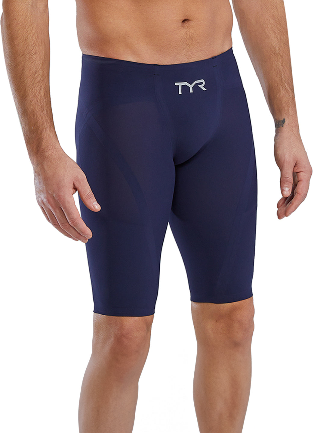 TYR Men's Venzo High Waist Jammer Tech Suit Swimsuit、mySite、noshort