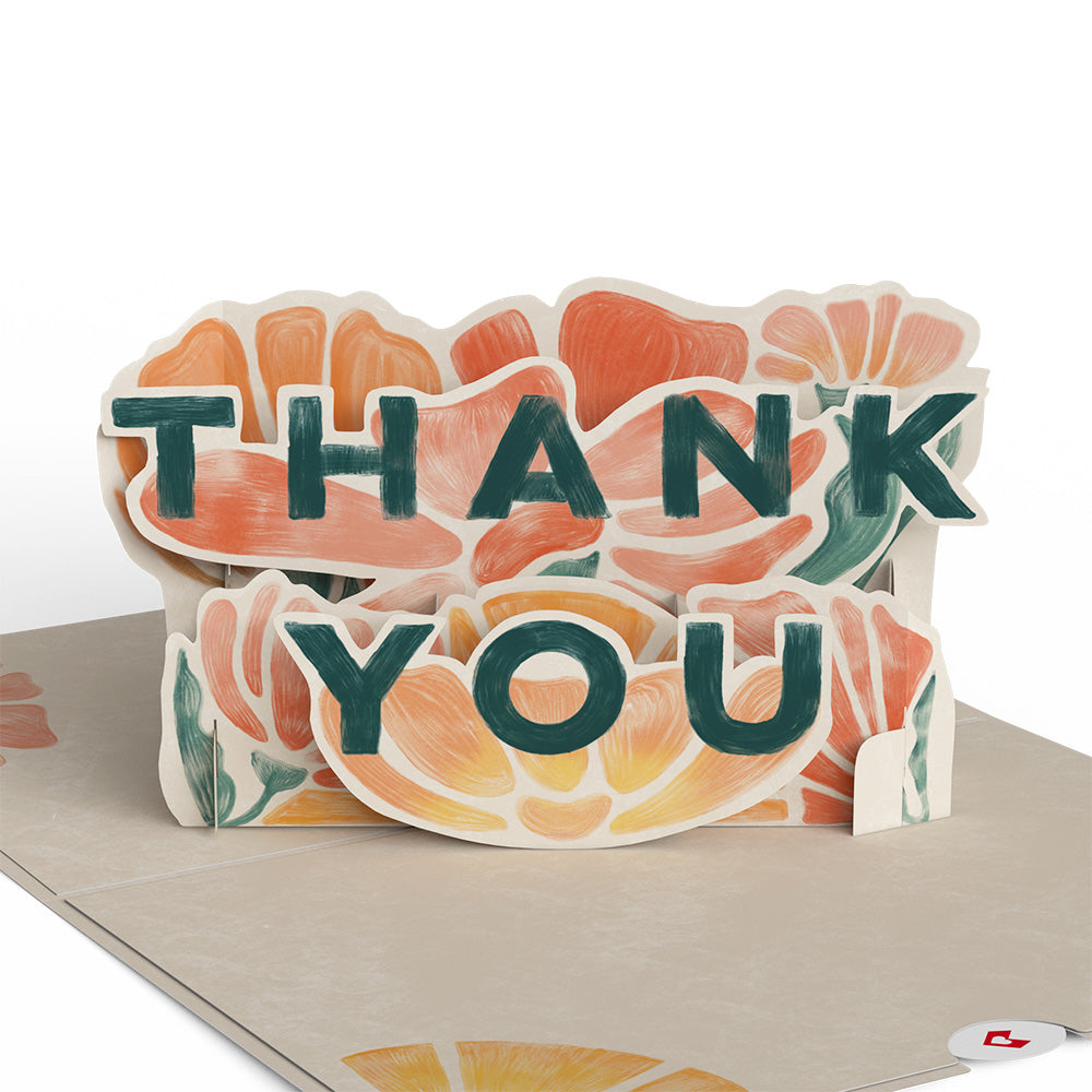 So Much Appreciation Thank You Pop-Up Card、mySite、solidvoid