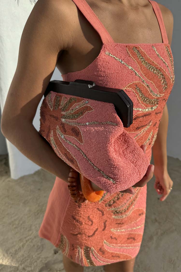 Pink Sol Beaded Bag、mySite、solidvoid