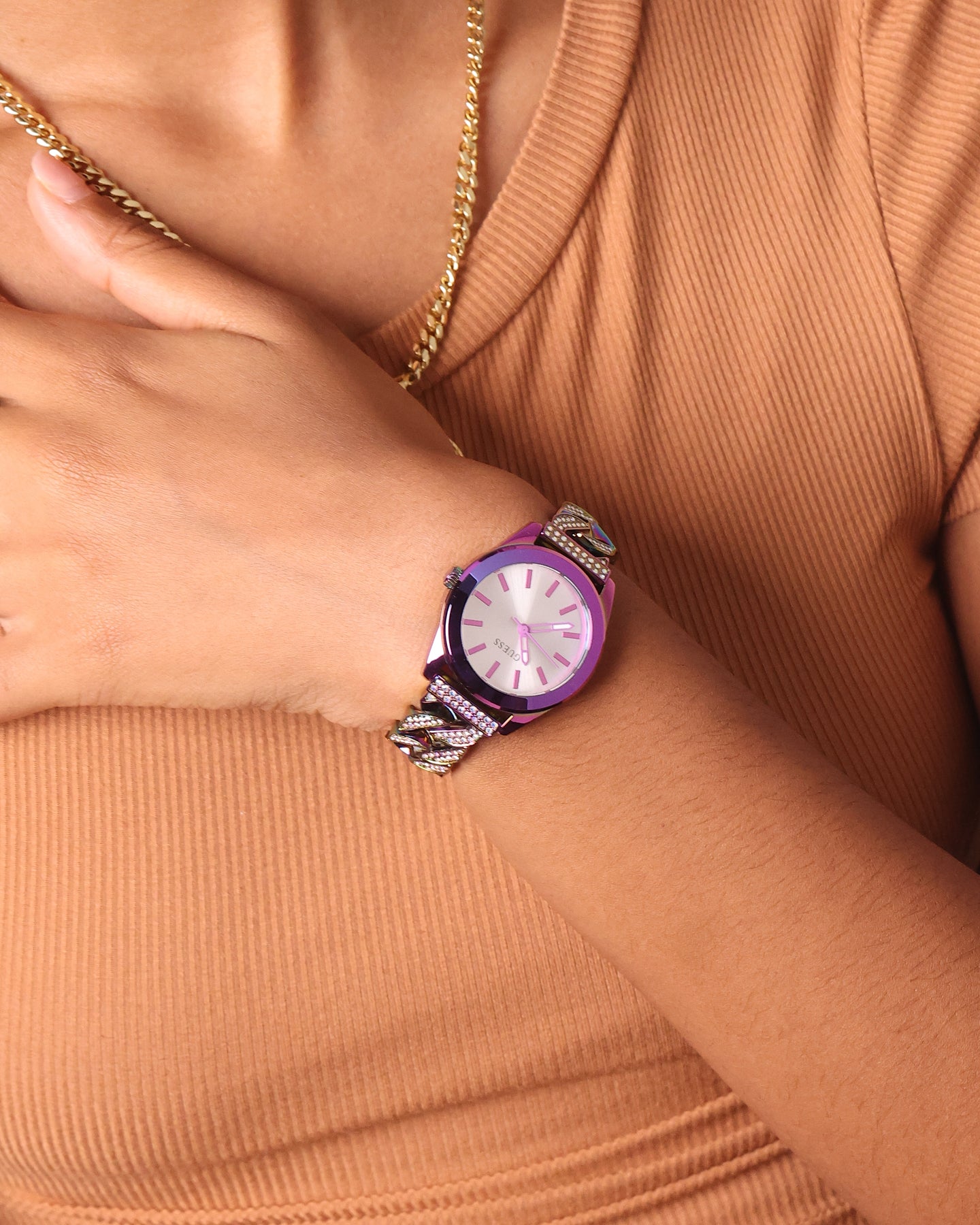 Guess Mainline Women's GW0546L3 Serena Iridescent、mySite、zt4zffjzw