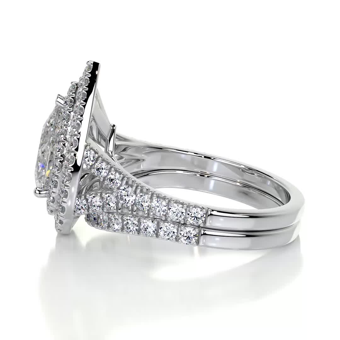 Melanie Lab Grown Diamond Bridal Set -14K White Gold、mySite、hinf8tx79