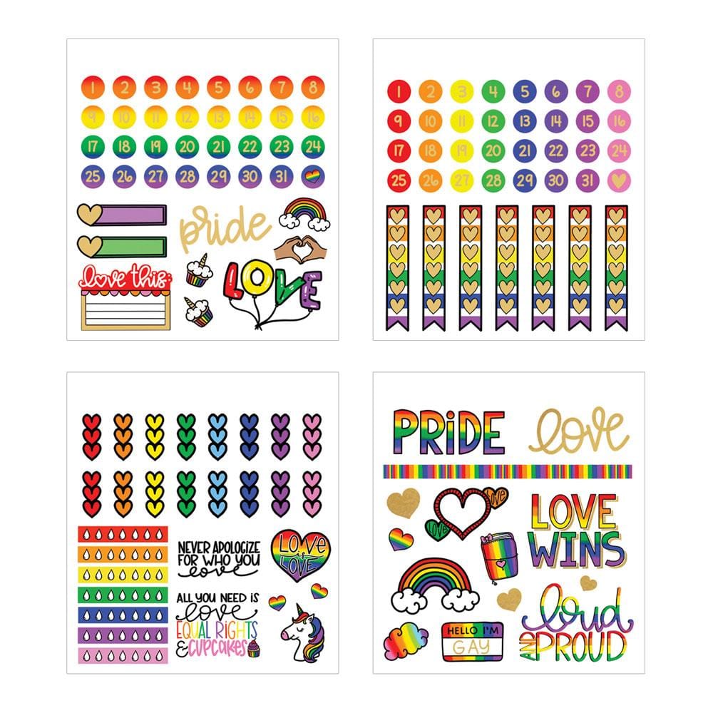  Planner Stickers Book - Love Is Love Minis、mySite、ghnorth