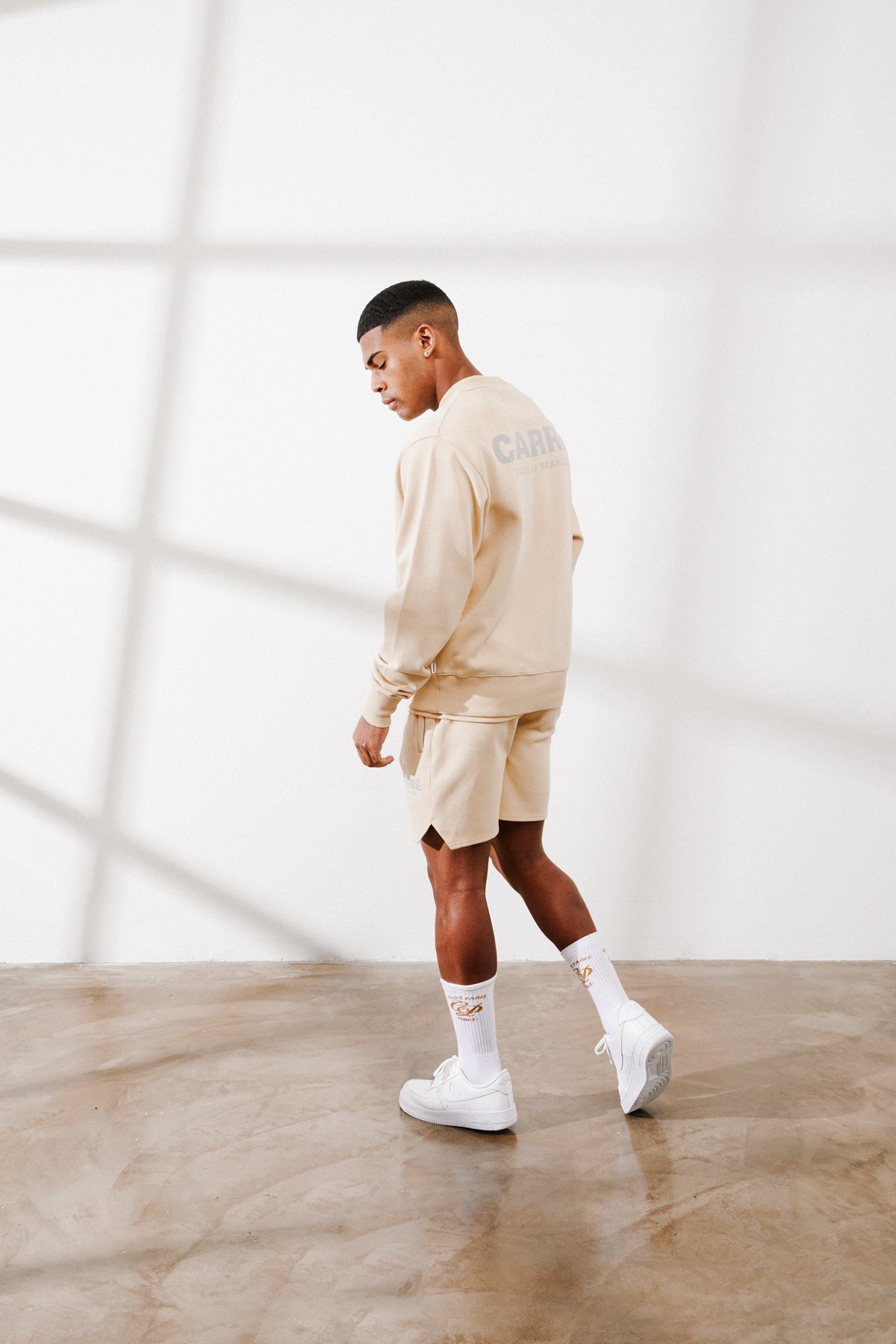 Carre Premium Motion Crewneck Cappuccino/Grey、mySite、zt4zffjzw