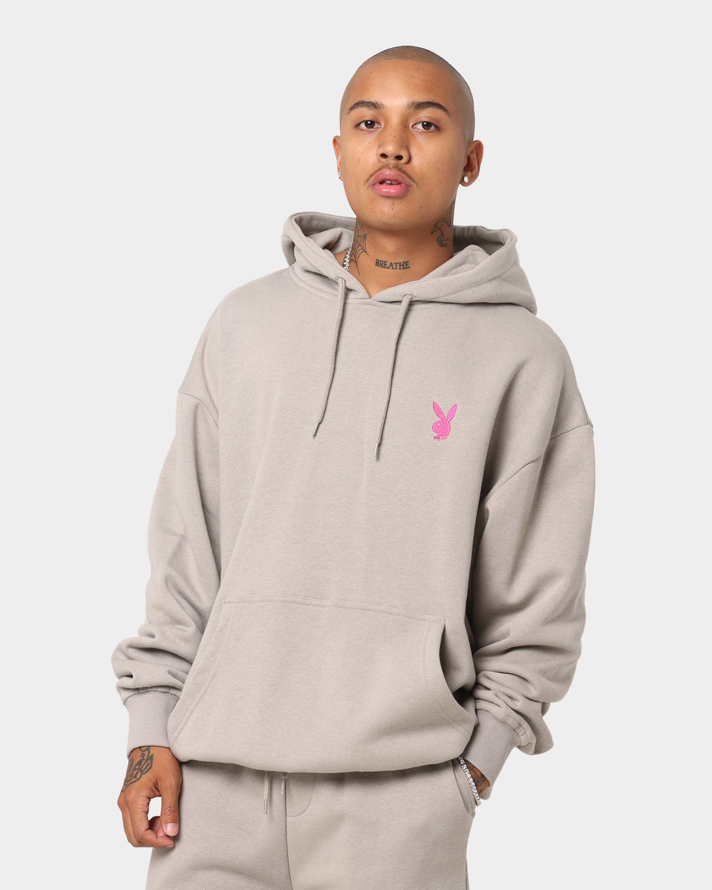 Playboy Bunny Basics Oversized Hoodie Smoke、mySite、zt4zffjzw