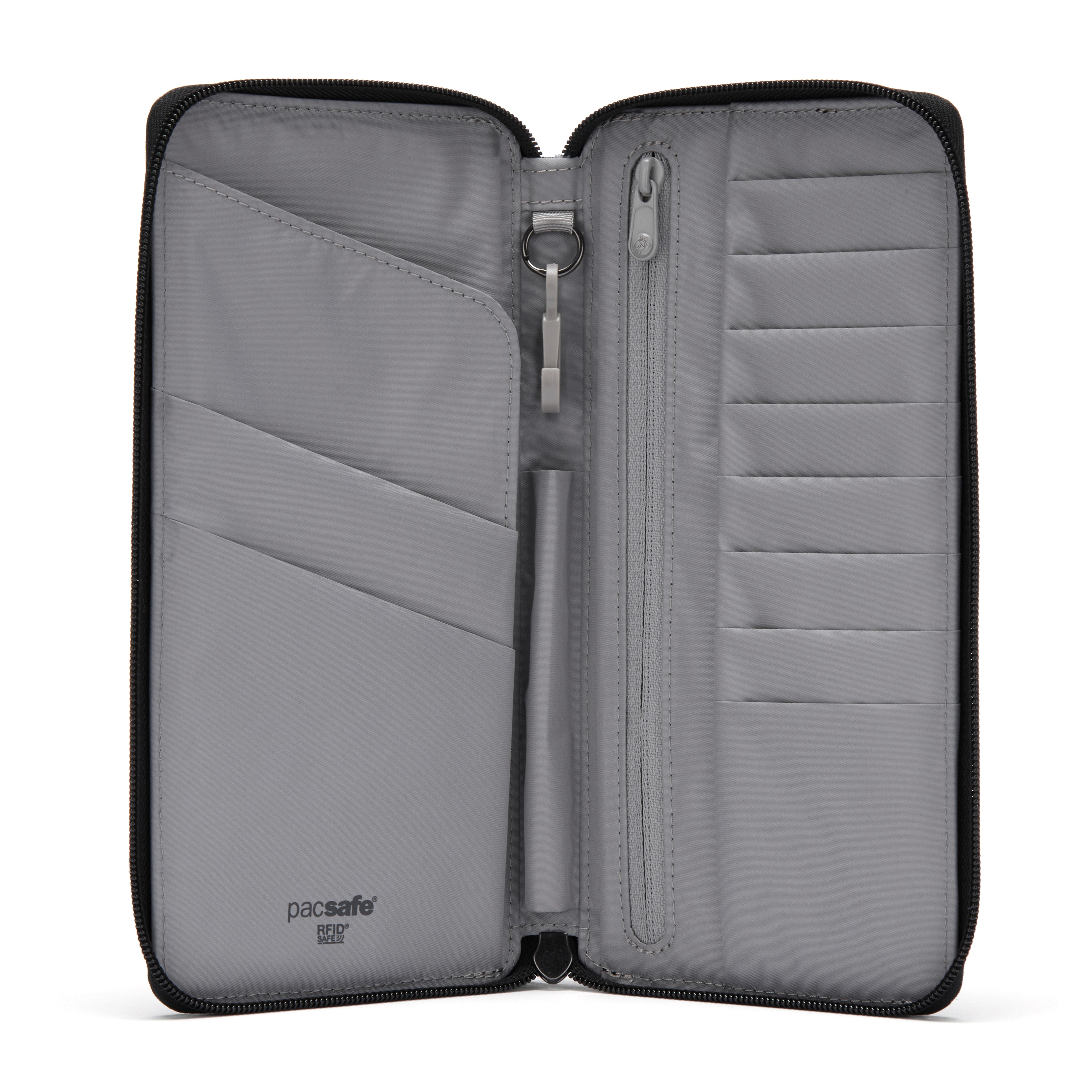 Pacsafe® RFIDsafe™ RFID blocking travel wallet、mySite、garagedoors4me