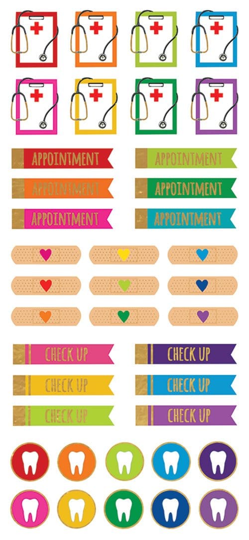  Planner Stickers - Doctor、mySite、ghnorth