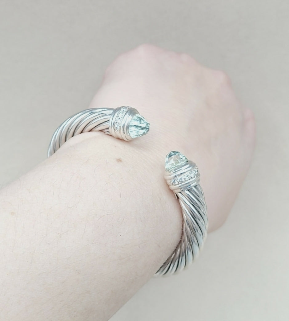 David Yurman Bracelet 10mm 鈥?Prasiolite & Diamonds、mySite、hinf8tx79