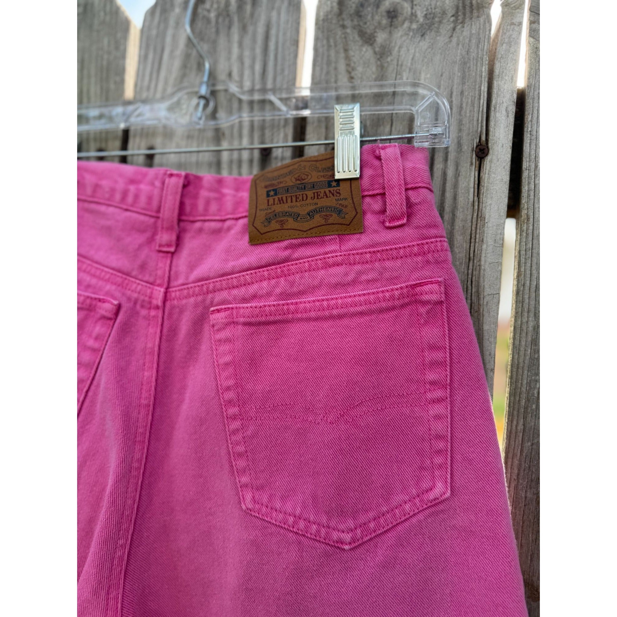 90's Limited Jeans Pink Denim Jean Shorts Jorts Size 10、mySite、garagedoors4me