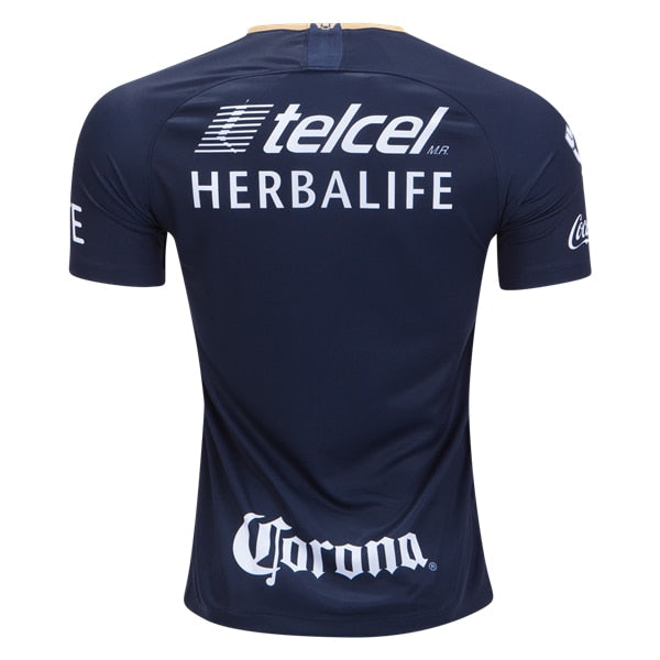 Nike Men's Pumas UNAM 19 Third Jersey Obsidian/Truly Gold/White、mySite、noshort