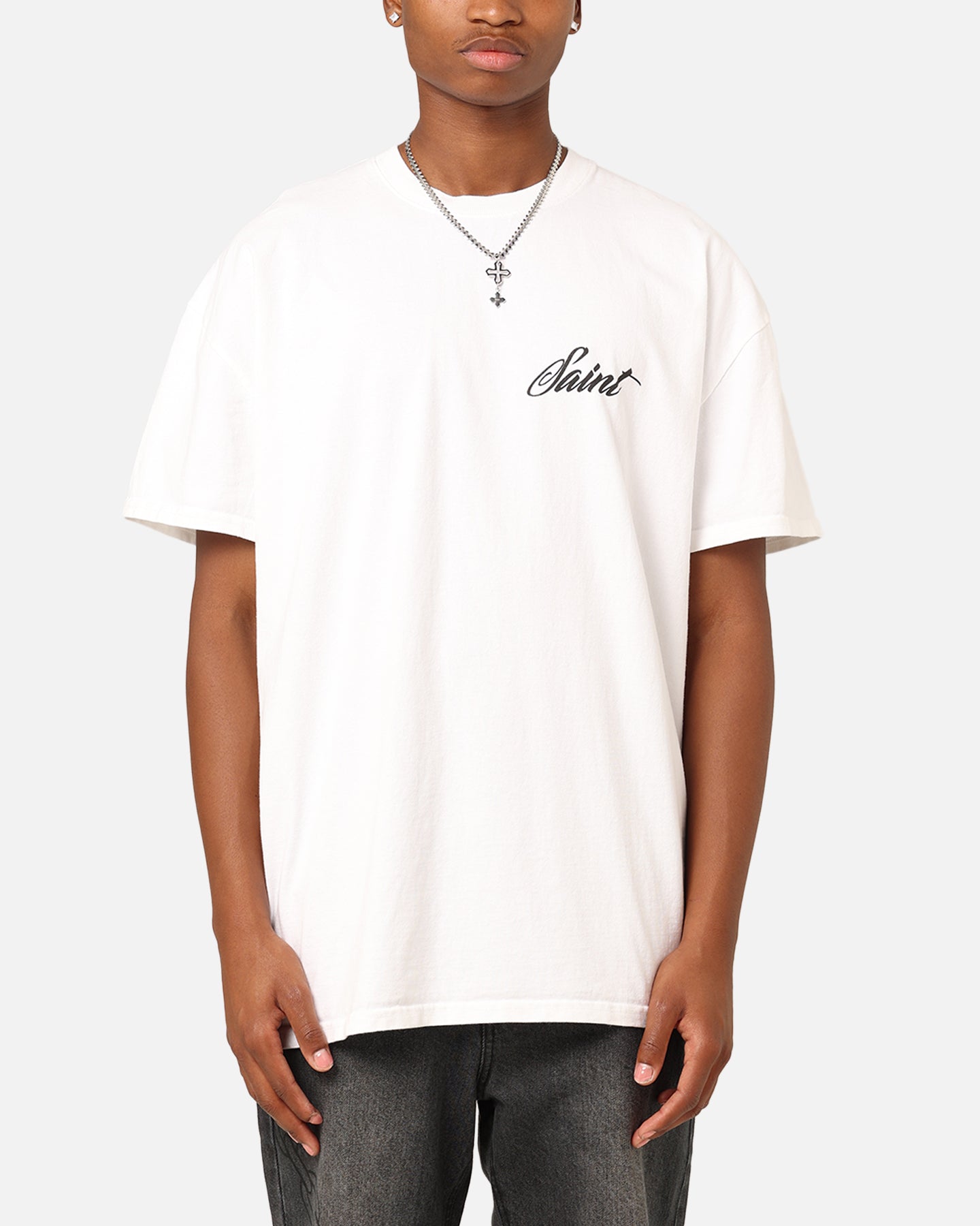 Saint Morta Guardian T-Shirt White、mySite、zt4zffjzw