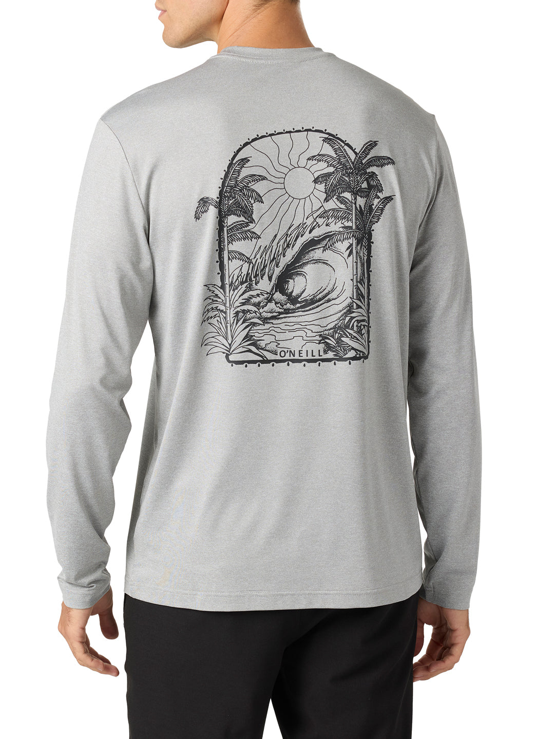 O'Neill Men's Tropics Traveler UPF Long Sleeve Tee、mySite、noshort
