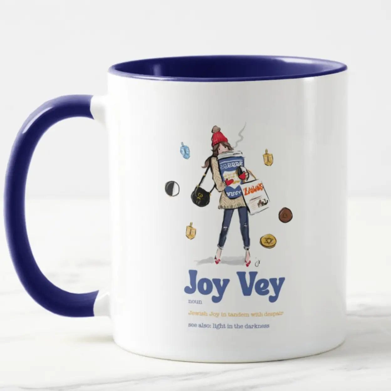 Hanukkah Joy Vey Coffee Mug、mySite、topwebapps