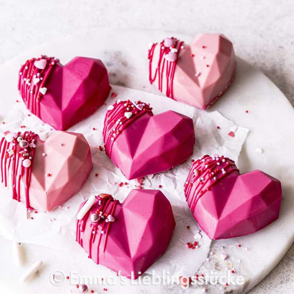  Silikonform Diamant Herzen、mySite、elrpsem3k