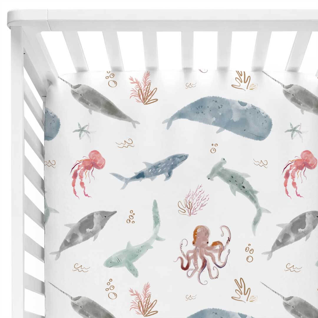  Sea Life Crib Sheet、mySite、layawaytickets