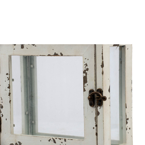 Wooden Candle Lantern Decorative, Hurricane Lantern Holder Decor for Indoor Outdoor, Home Garden Wedding、、xpatfood