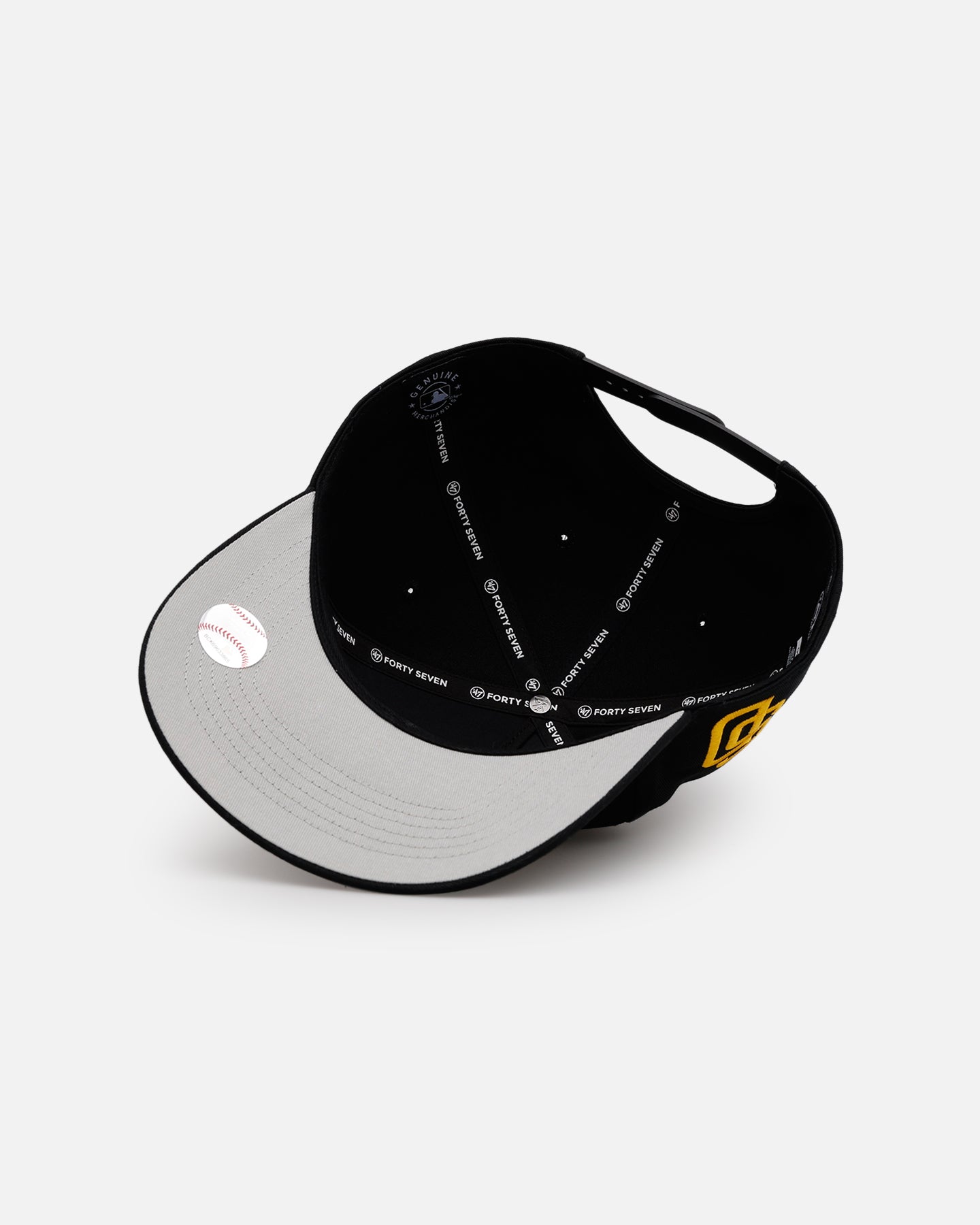 47 Brand San Diego Padres 'Black Dome Script' 47 Hitch Snapback Black、mySite、zt4zffjzw