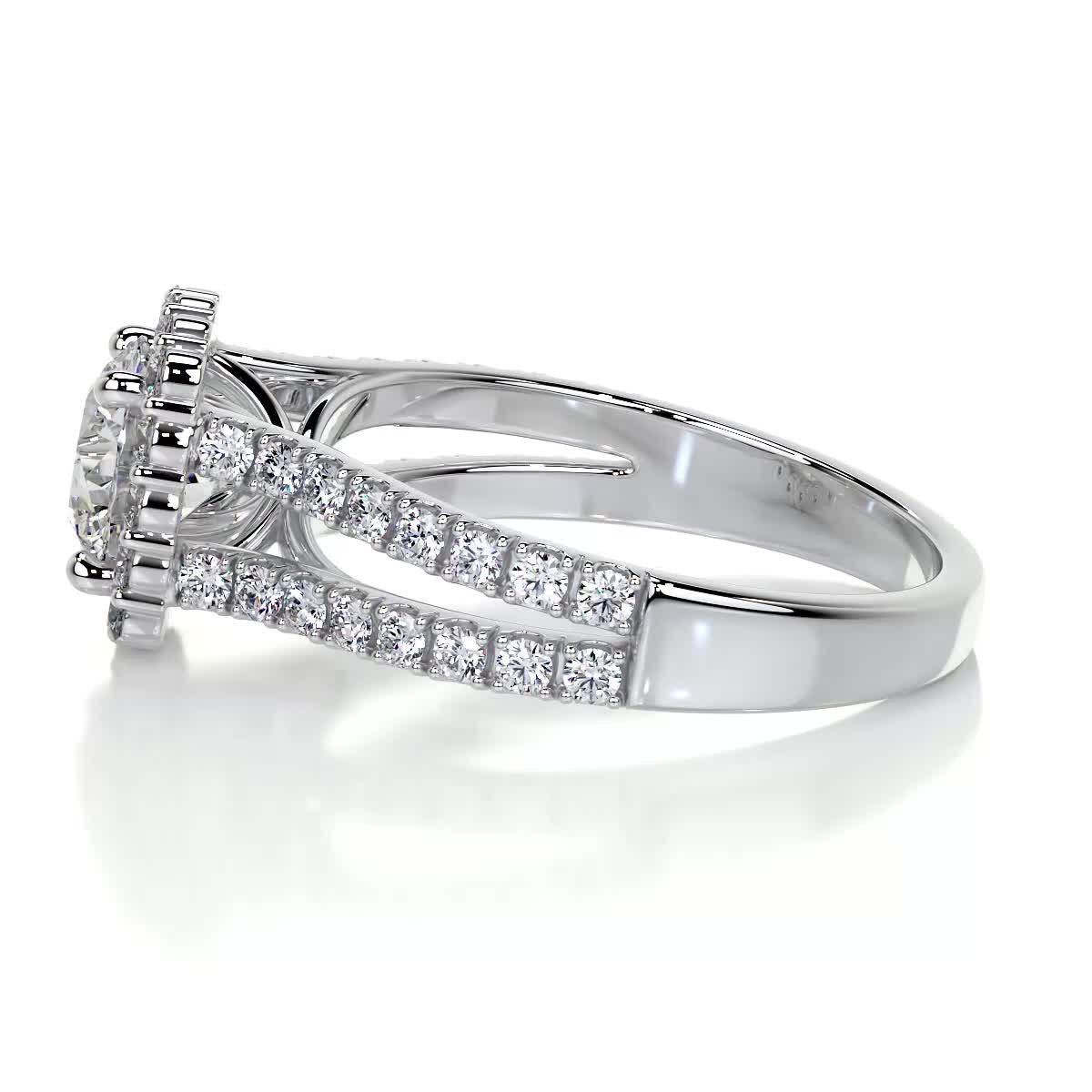 Hilary Diamond Engagement Ring -Platinum、mySite、hinf8tx79