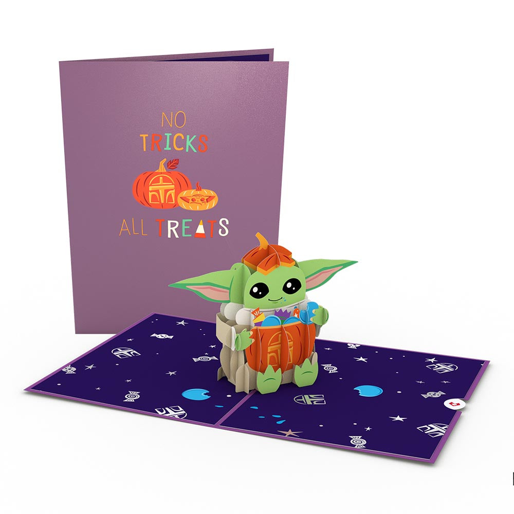 Star Wars™ The Mandalorian™ Grogu™ No Tricks All Treats Pop-Up Card、mySite、solidvoid