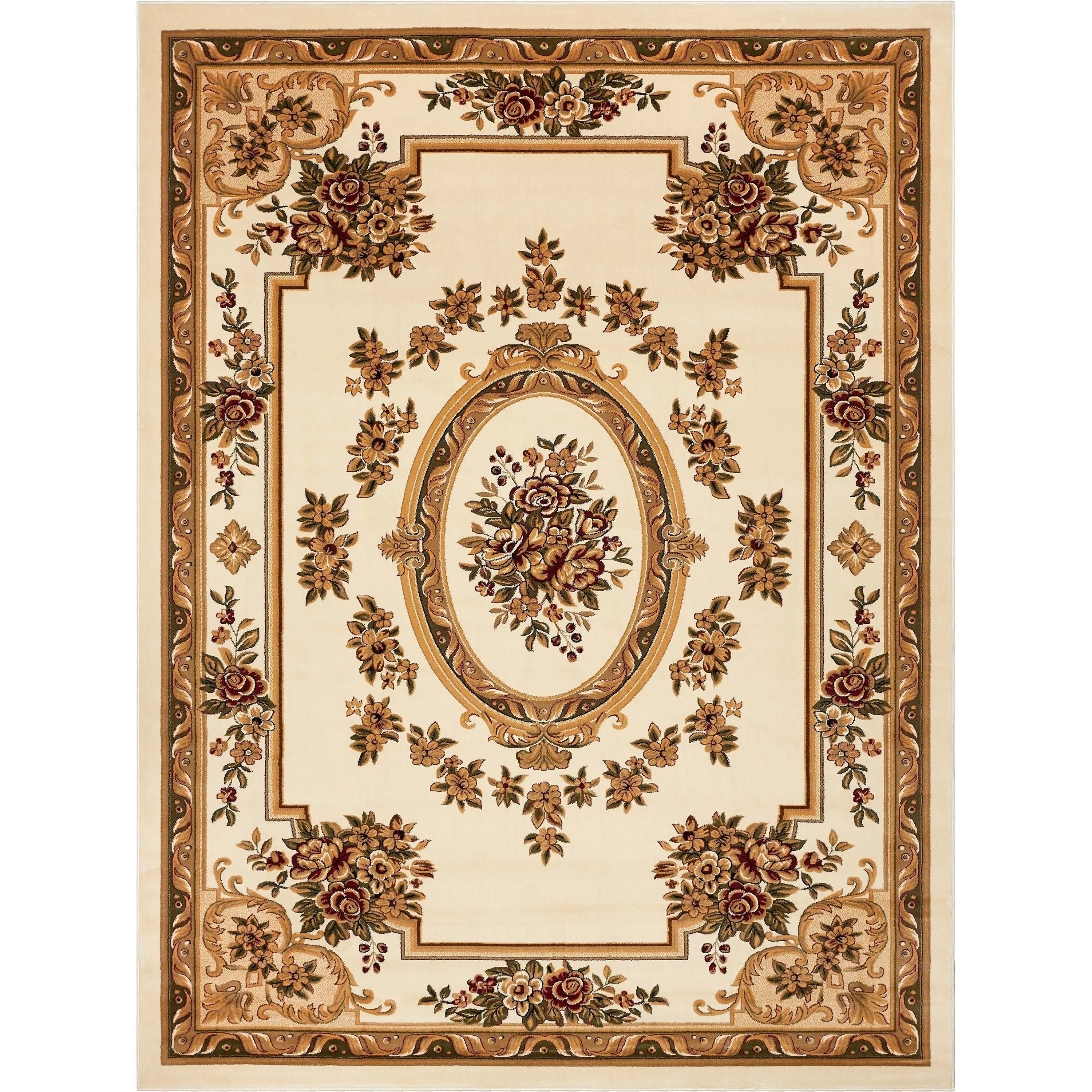 Le Petit Palais Ivory Traditional Rug、mySite、gigharbornorthrealestate
