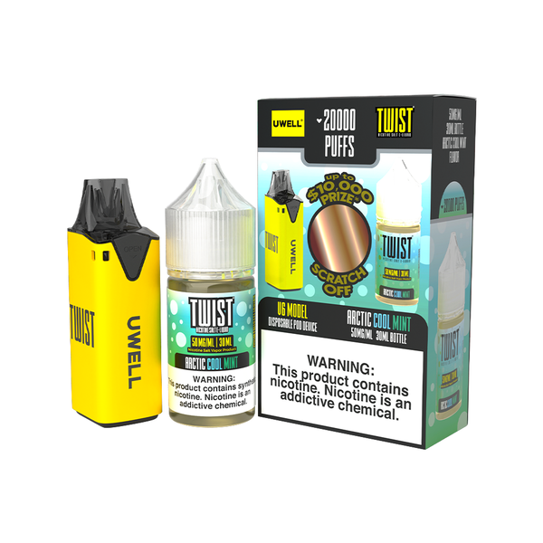 Uwell V6 Pod Kit + Twist Salts 30mL Bundle、mySite、zt4zffjzw