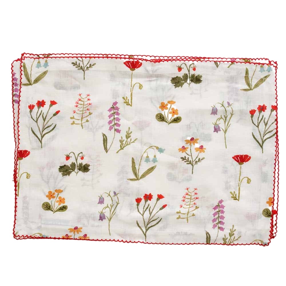  Botanical Garden Linen Placemat - Set of 4、mySite、elrpsem3k