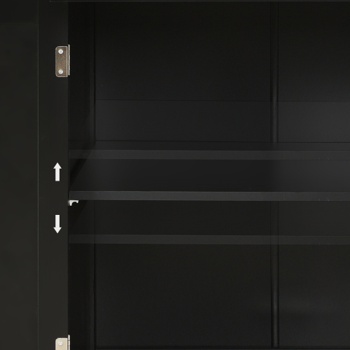 Kitchen Island Cart with Solid Wood Top and Locking Wheels,54.3 Inch Width,4 Door Cabinet and Two Drawers,Spice Rack, Towel Rack (White)、、casual