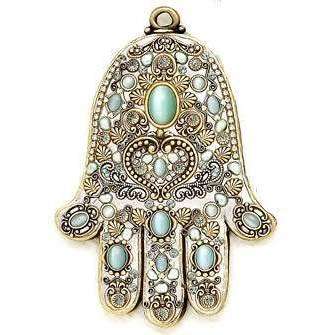 Michal Golan Cat’s Eye and Freshwater Pearl Wall Hamsa、mySite、topwebapps