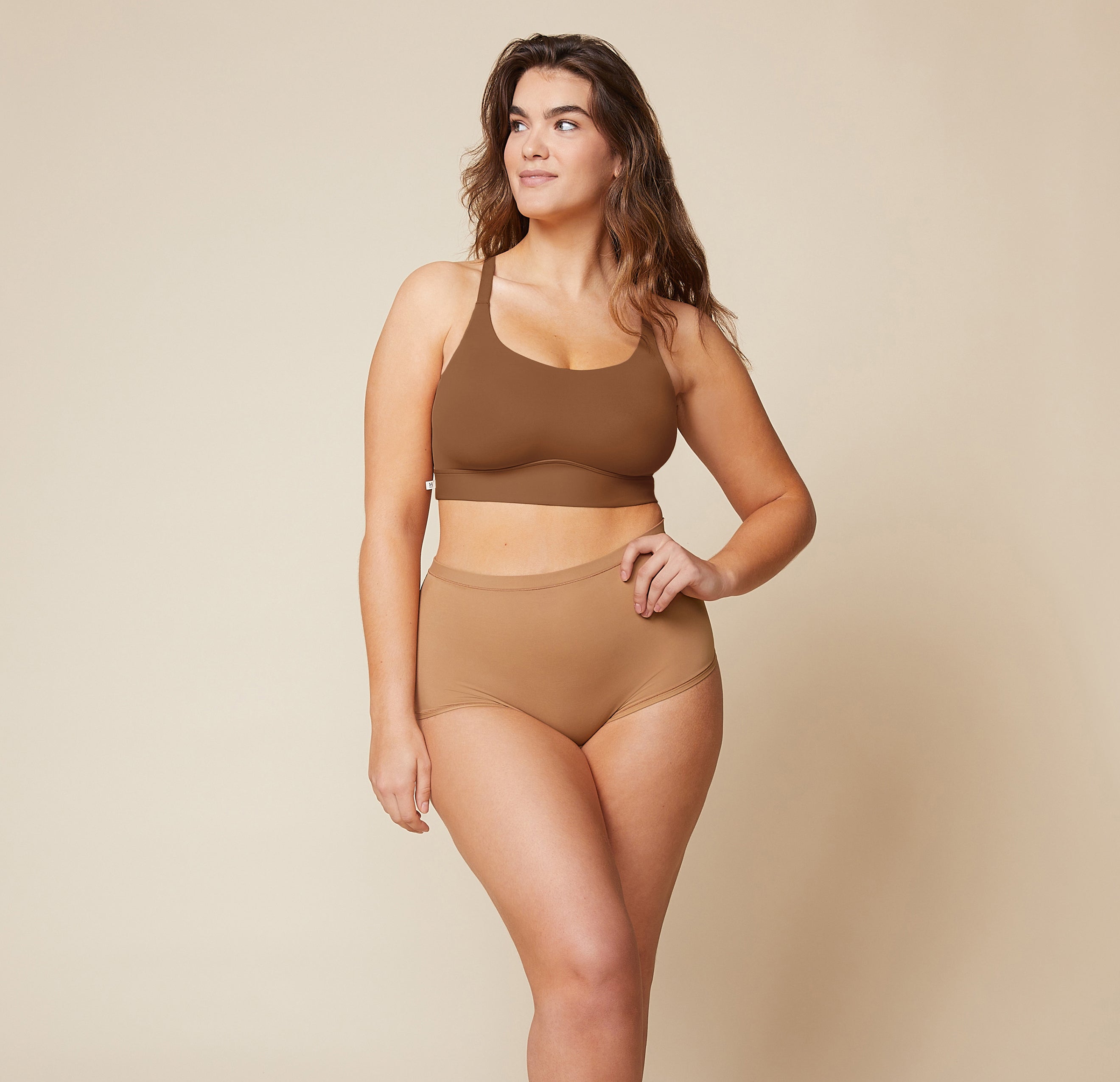 Bliss Racerback Bralette - Brown、mySite、bengalsvssteelers