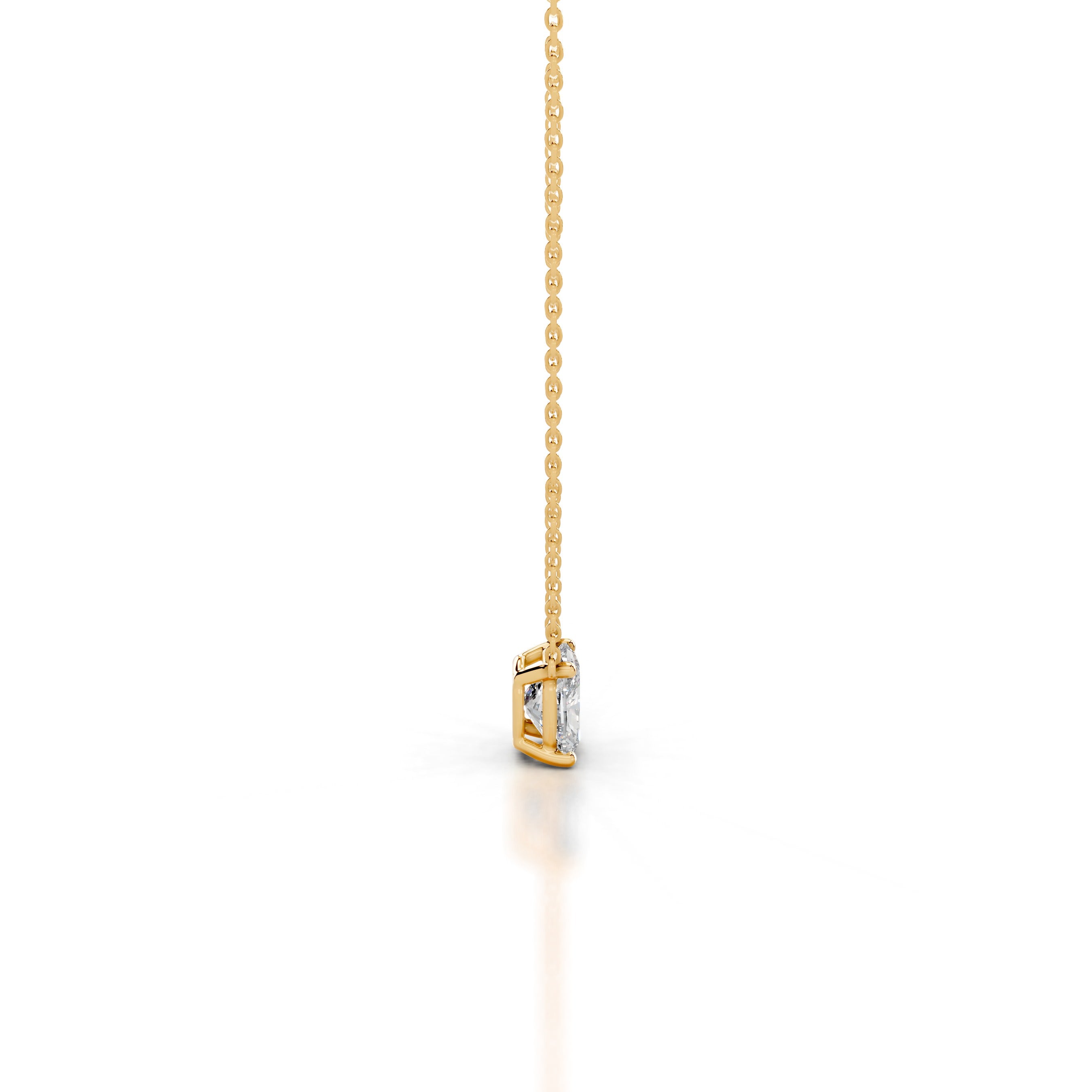 Mary Lab Grown Diamond Pendant - 18K Yellow Gold、mySite、hinf8tx79