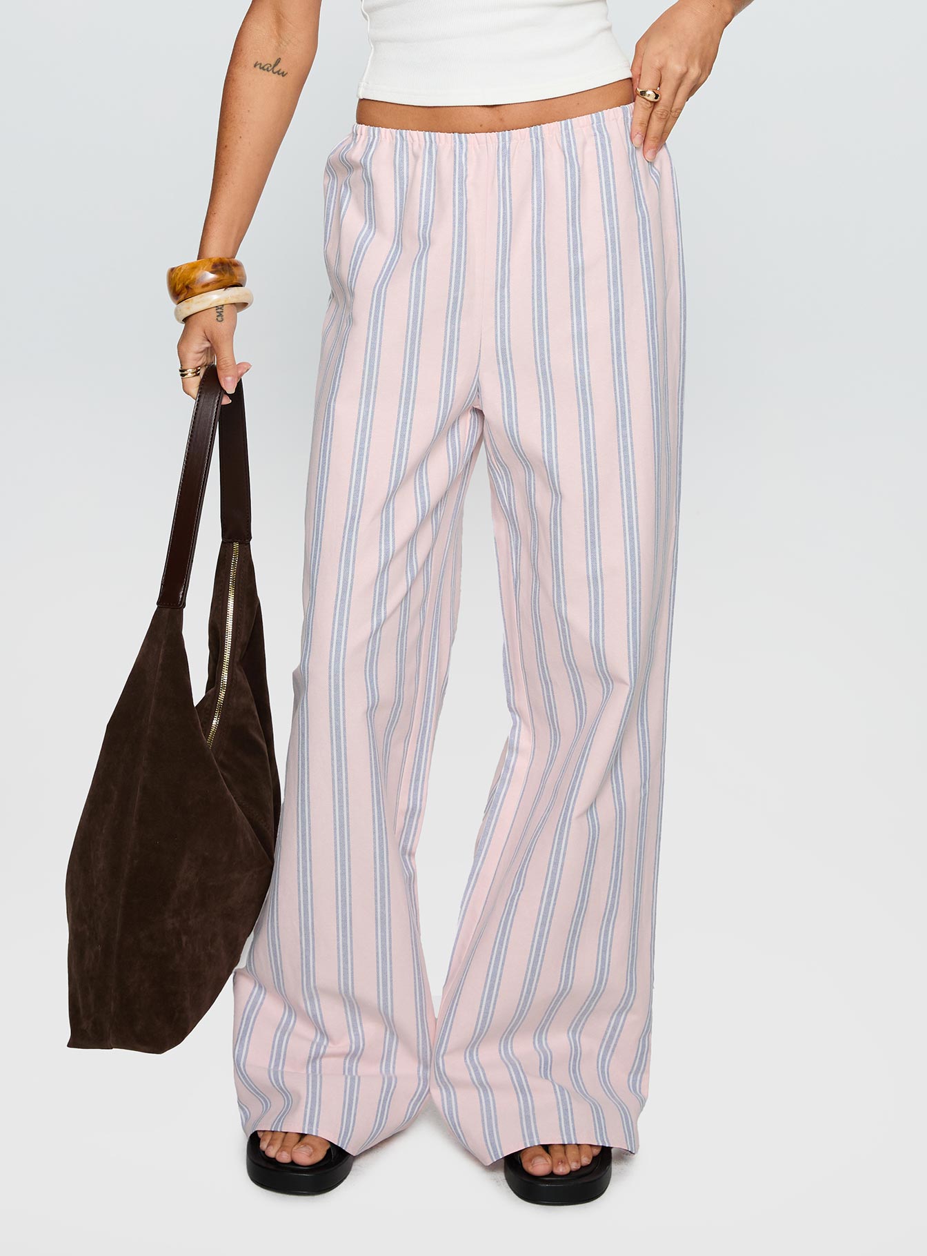 Limestone Pants Pink Multi、mySite、solidvoid