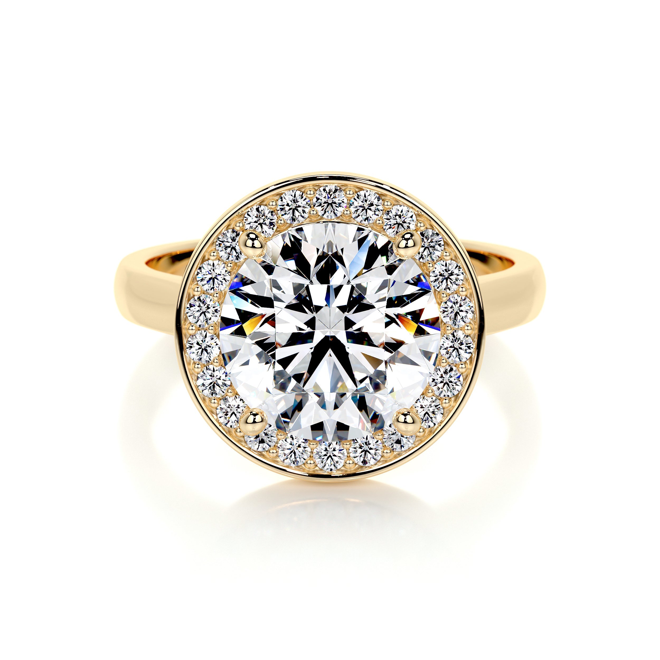 Charlie Lab Grown Diamond Ring -18K Yellow Gold、mySite、hinf8tx79