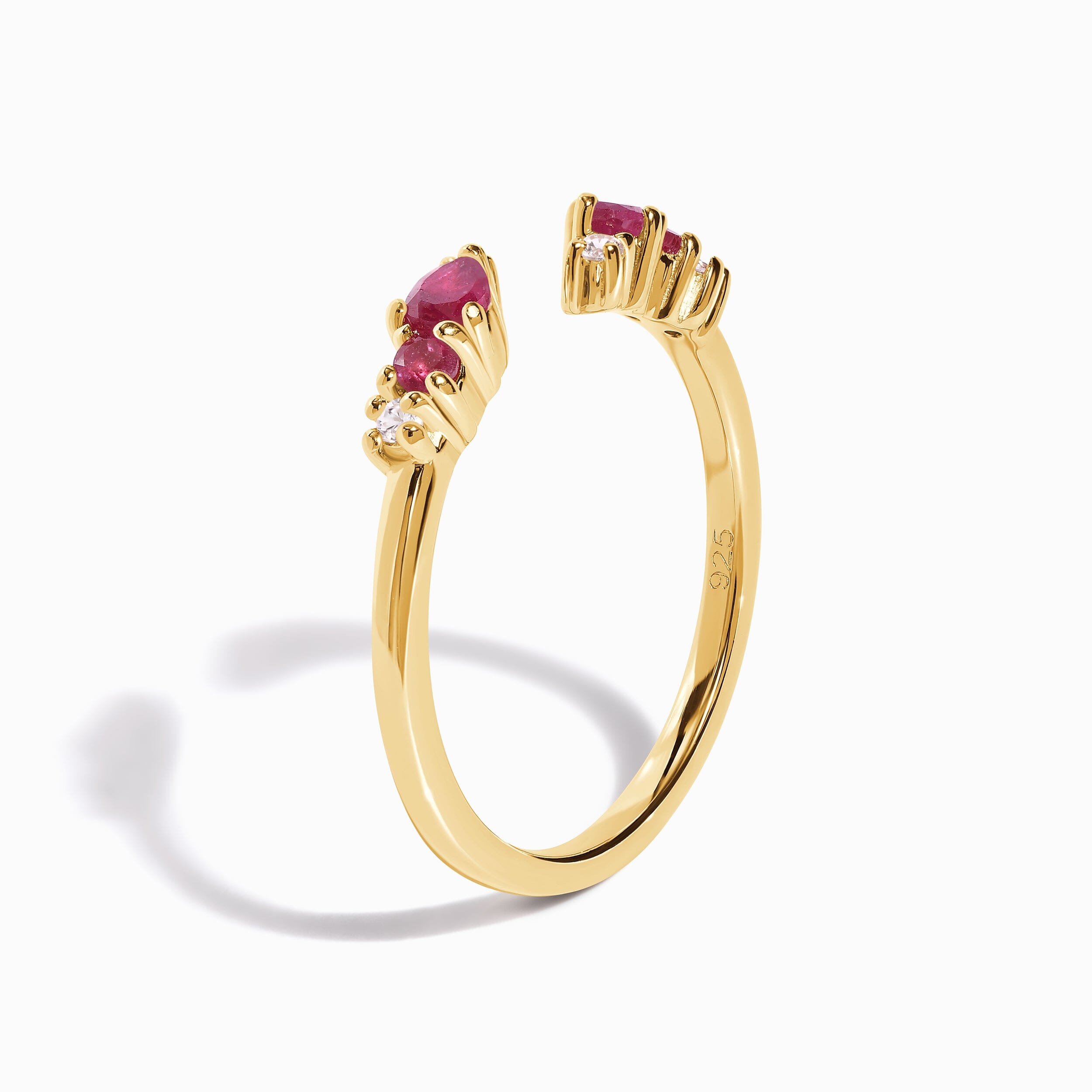 Adjustable Ruby Ring Flourish - July Birthstone、mySite、hinf8tx79