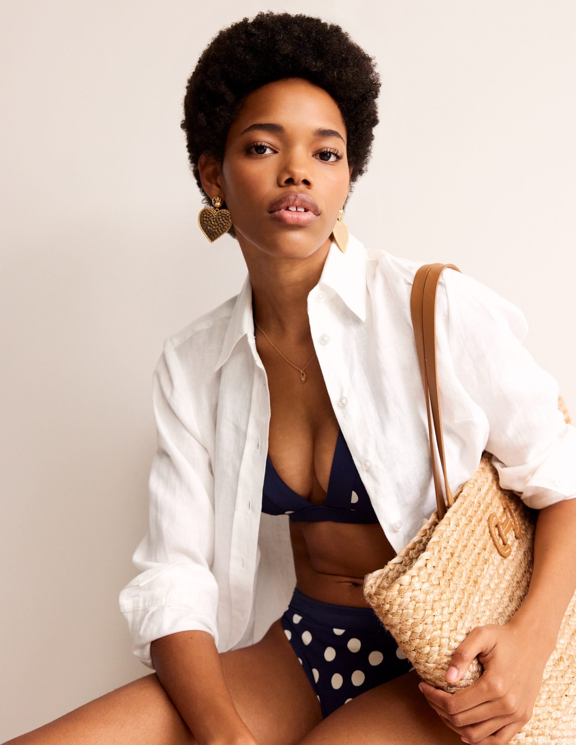  Ithaca Halter Bikini Top-Navy Spot、mySite、ashleygrahame