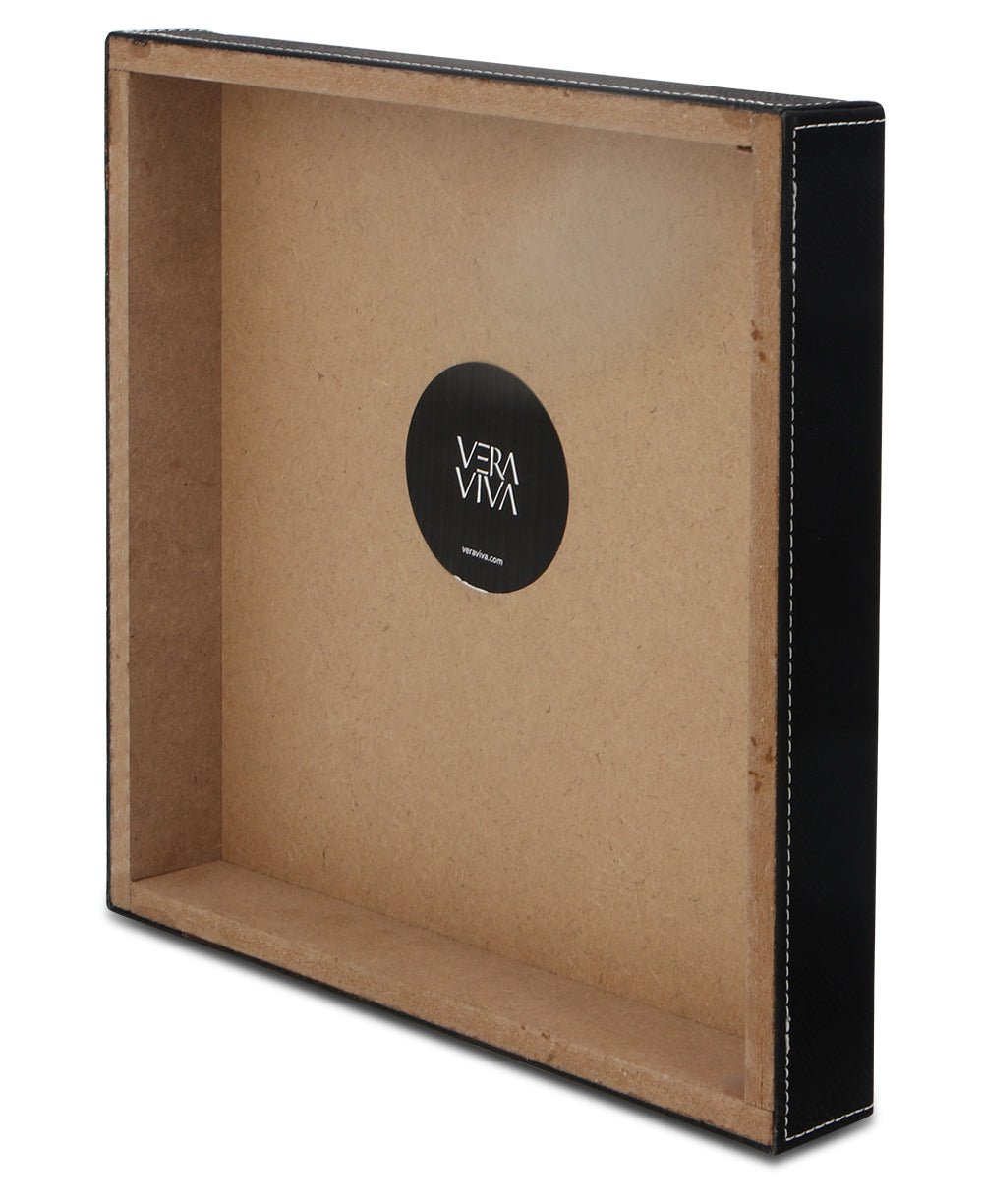 Quiet Your Mind Leatherette Black and Silver Inspirational Wall Hanging、mySite、topwebapps