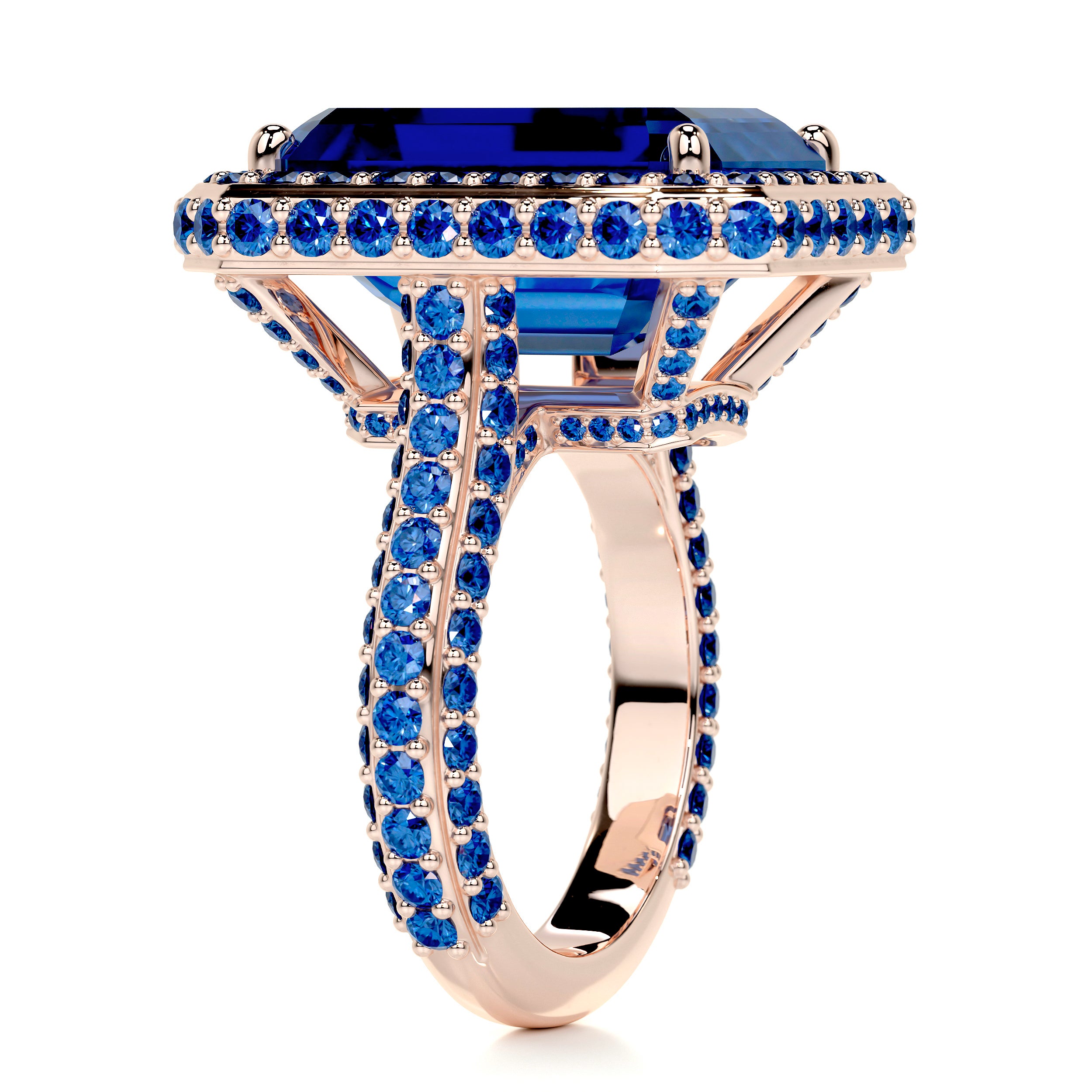 Mackenzie Gemstone Ring (12 Carat) -14K Rose Gold、mySite、hinf8tx79