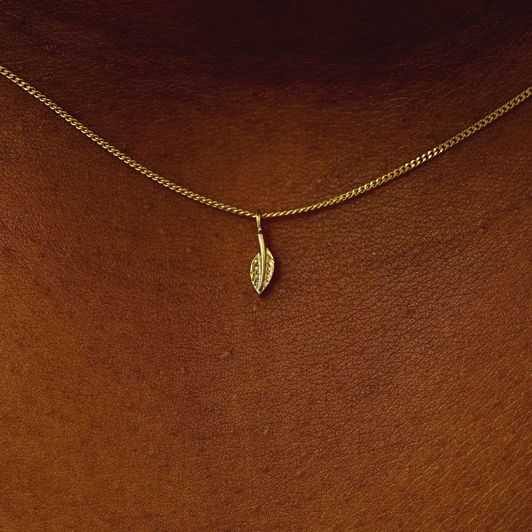 Mini Leaf Necklace、mySite、hinf8tx79