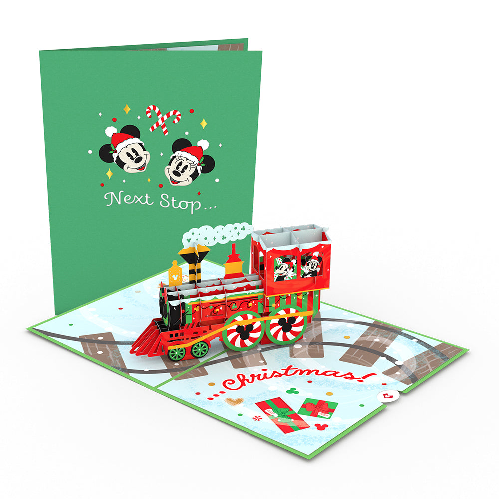 Disney's Mickey & Minnie Christmas Train Pop-Up Card、mySite、solidvoid