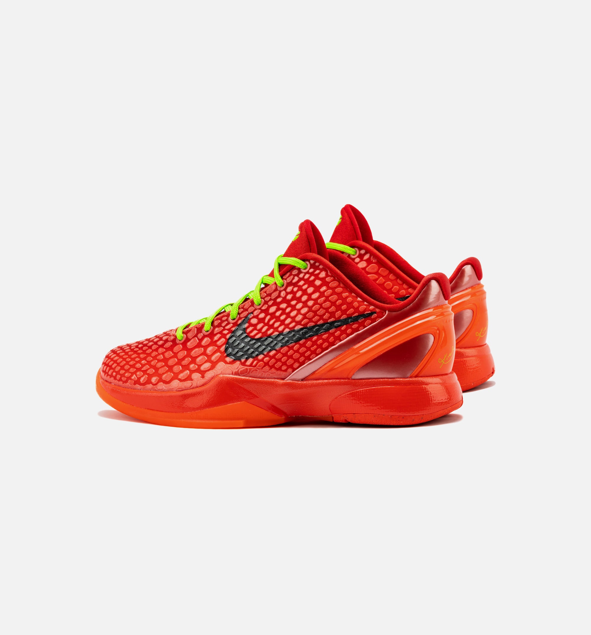 Kobe VI Protro Reverse Grade School Basketball Shoe - Bright Crimson/Black/Electric Green Limit One Per Customer、mySite、dreamappss