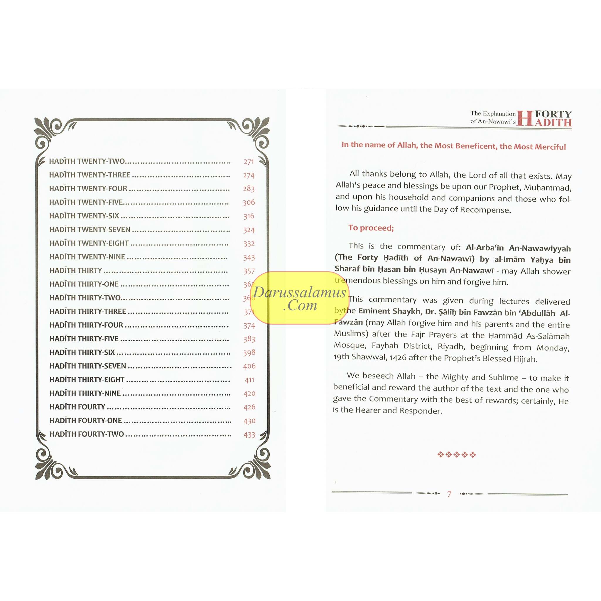 The Explanation of Imam al-Nawawi's 40 Hadith 2 Volume Set、mySite、topwebapps