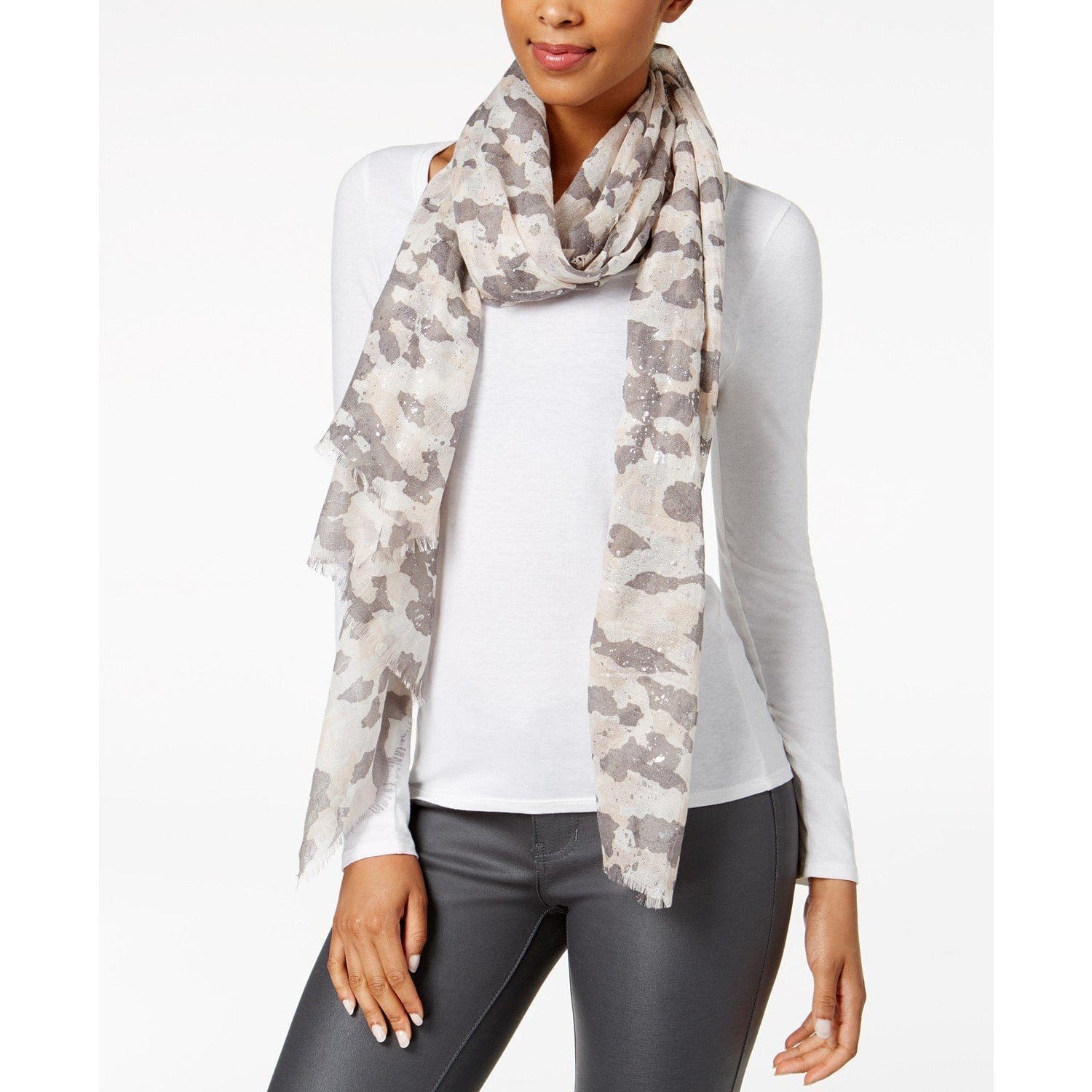 Steve Madden Twinkle Camo Wrap & Scarf *、mySite、g9winljtr